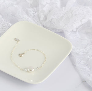 Bracelet mariage perles de cristal swarovski argent 925
