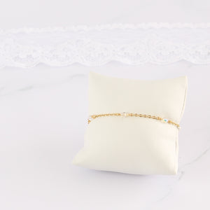 Bracelet de mariée cristaux swarovski doré or fin