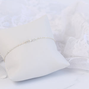 Bracelet mariage perle blanche nacrée 