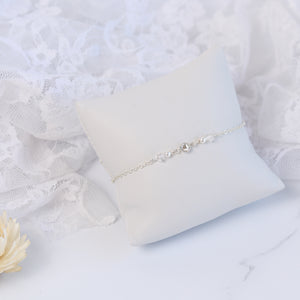Bracelet de mariée minimaliste strass swarovski